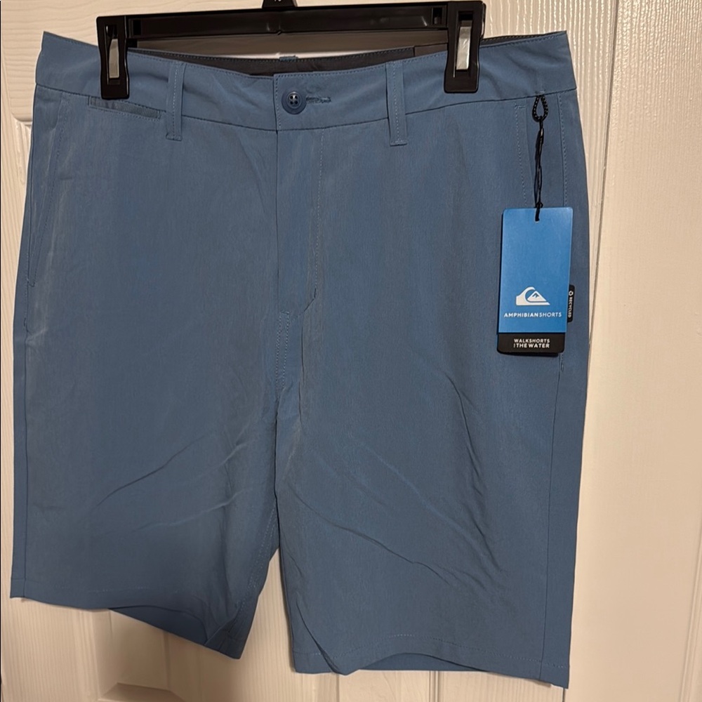 Quiksilver Blue Hybrid Shorts Lightweight Casual Wear